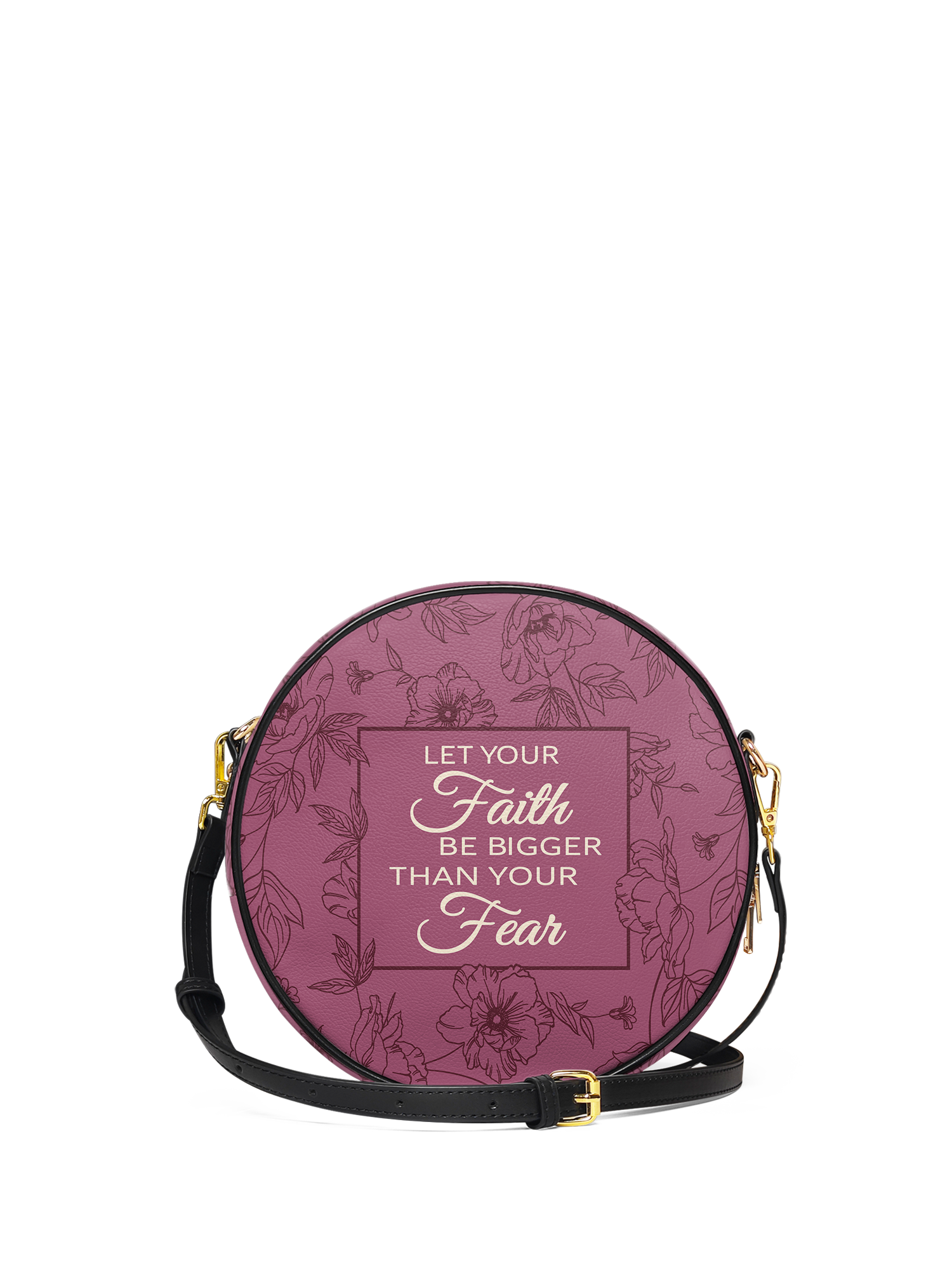 "Flourish" Circle Crossbody Bag