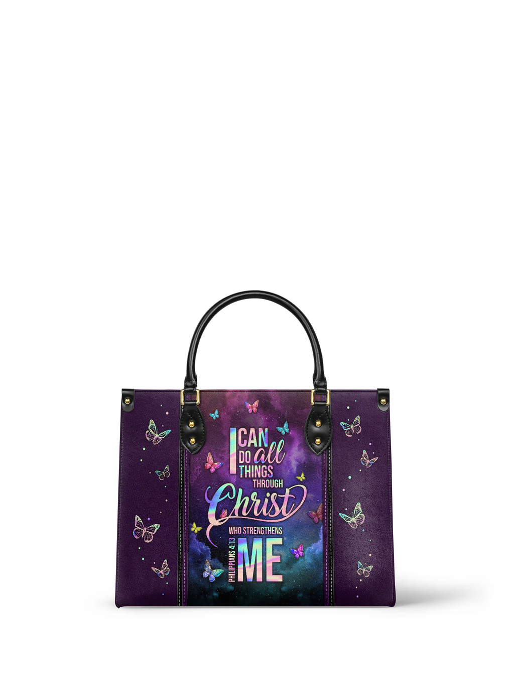 "Limitless" - Philippians 4:13 Leather Handbag