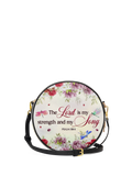 "Melody" - Psalm 118:14 Circle Crossbody Bag