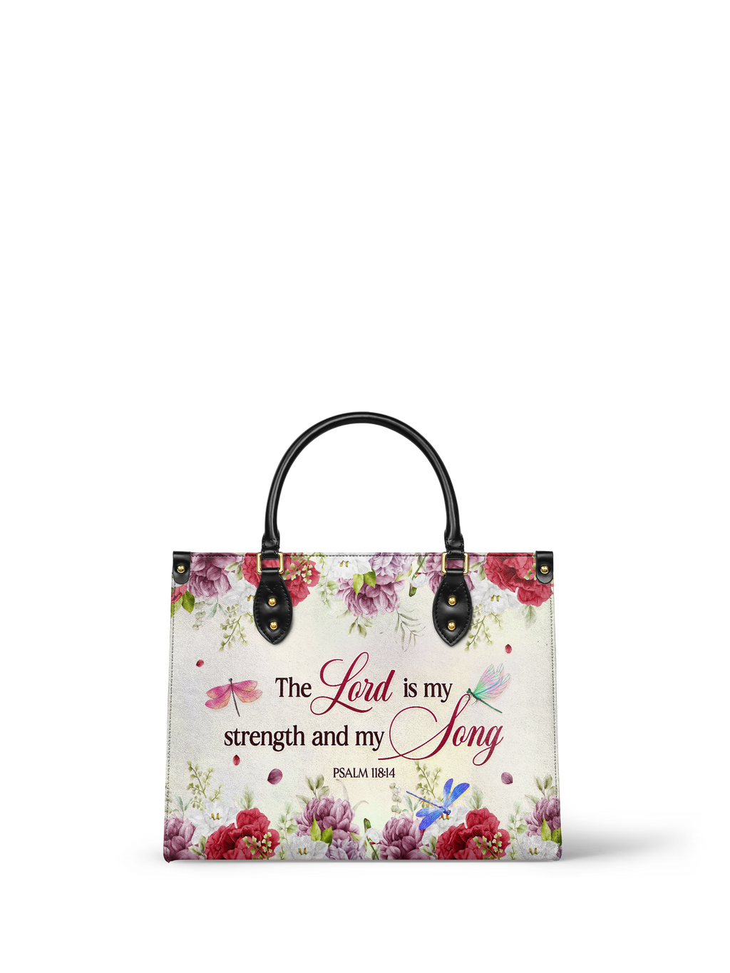 "Melody" - Psalm 118:14 Leather Handbag