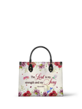 "Melody" - Psalm 118:14 Leather Handbag