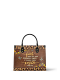 "Possible" - Luke 1:37 Leather Handbag