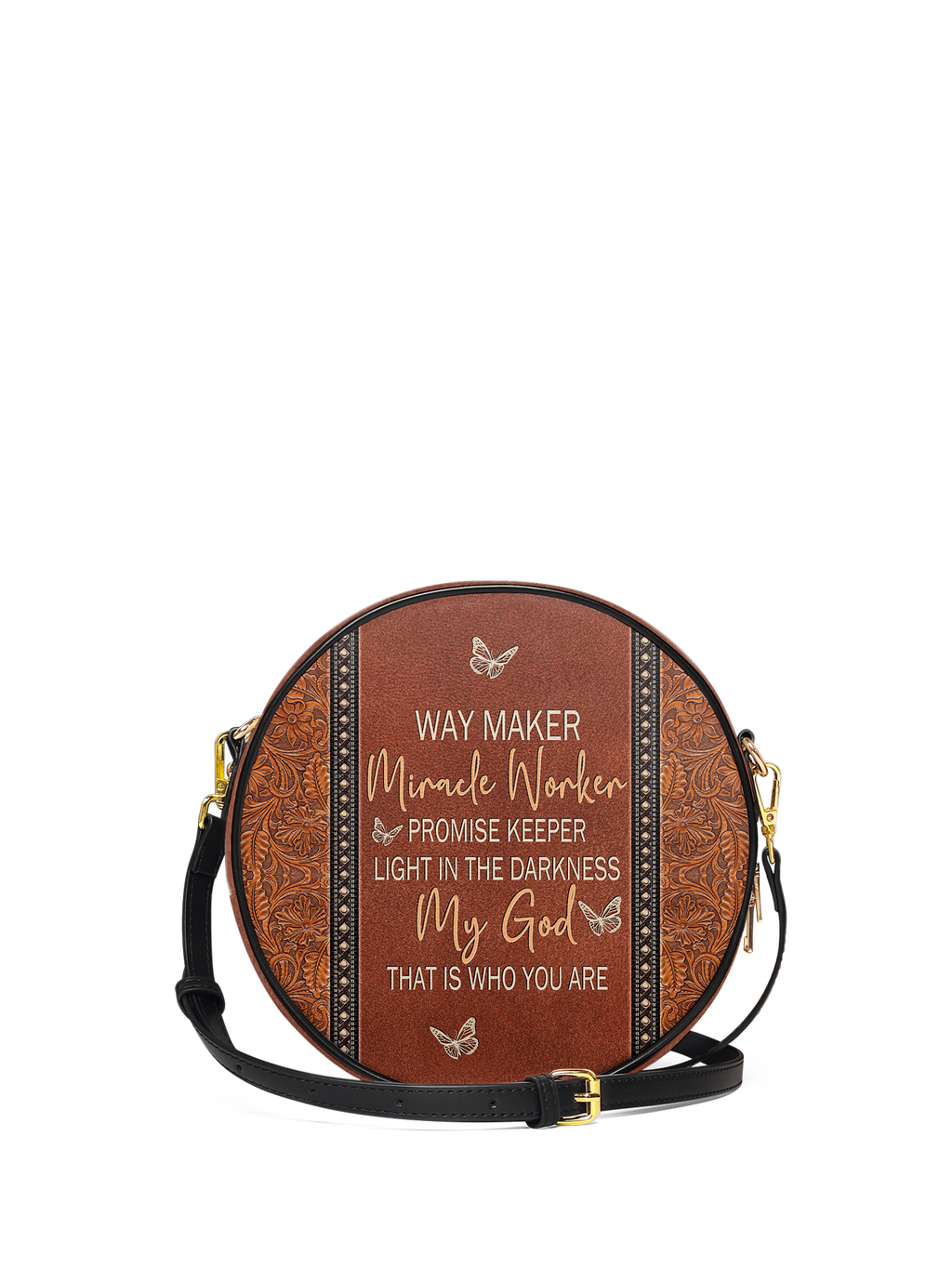 "Waymaker" Circle Crossbody Bag