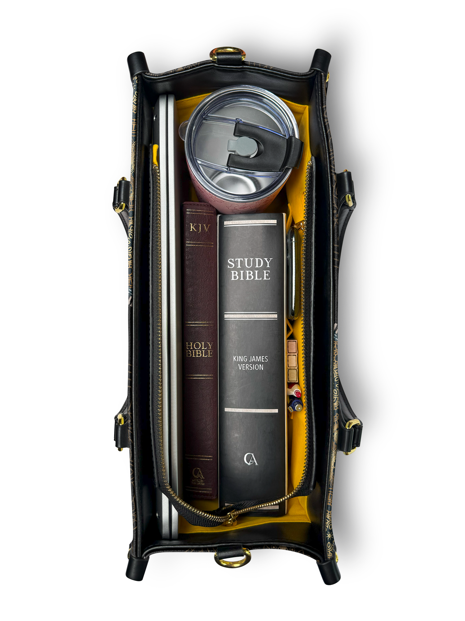 "Pure" - Matthew 5:8 Leather Handbag