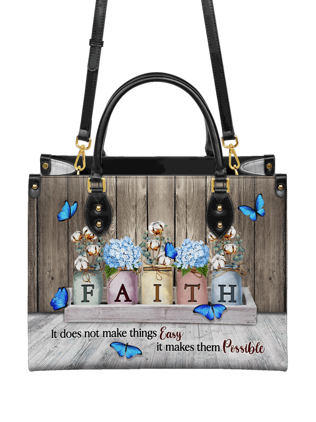 "Faith" Leather Handbag