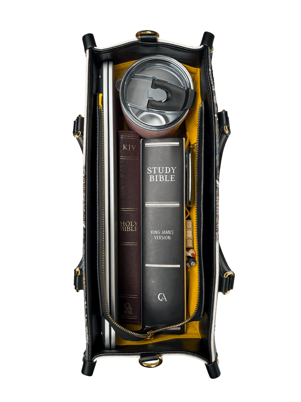 "Poise" - 2 Timothy 1:7 Leather Handbag