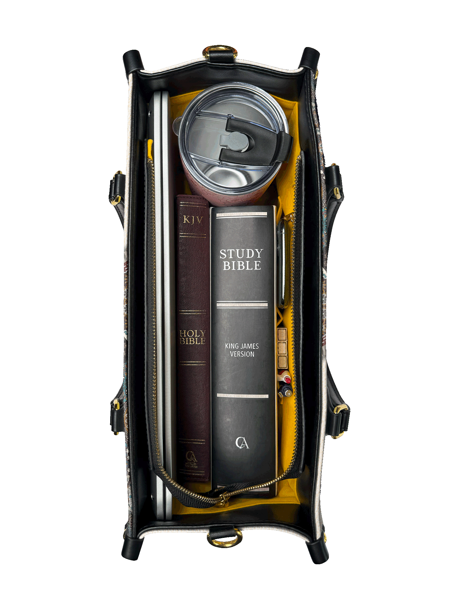 "Poise" - 2 Timothy 1:7 Leather Handbag