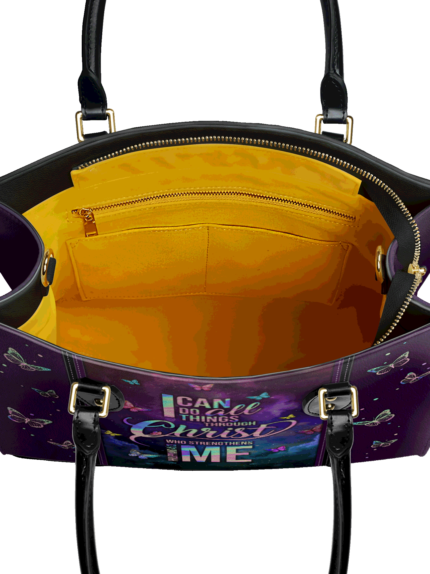 "Limitless" - Philippians 4:13 Leather Handbag