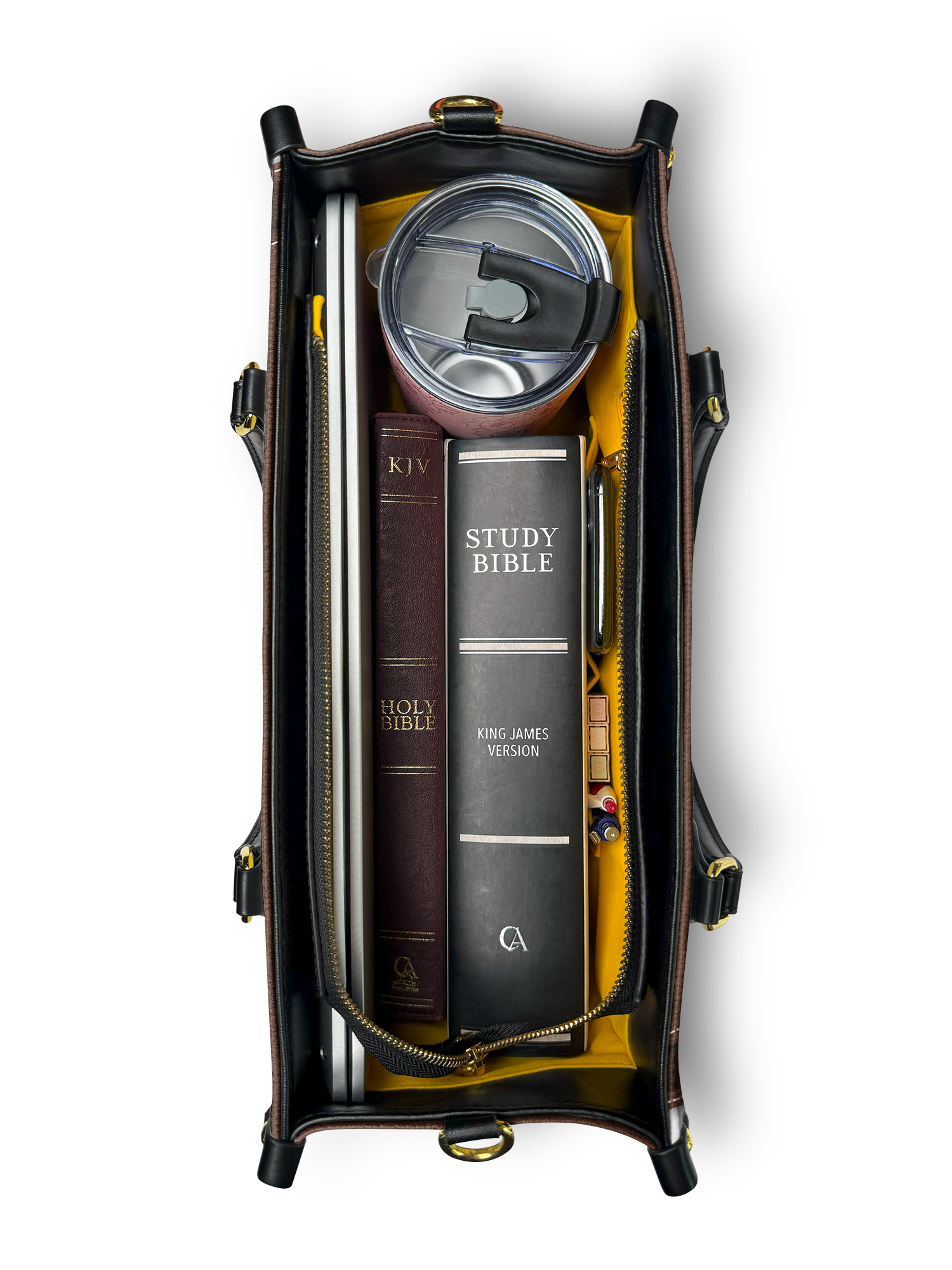 "Rise" - Philippians 4:13 Leather Handbag