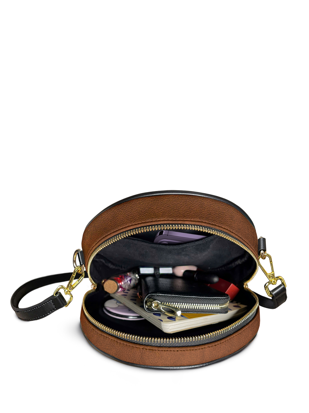 "Serene" - Psalm 46:10 Circle Crossbody Bag