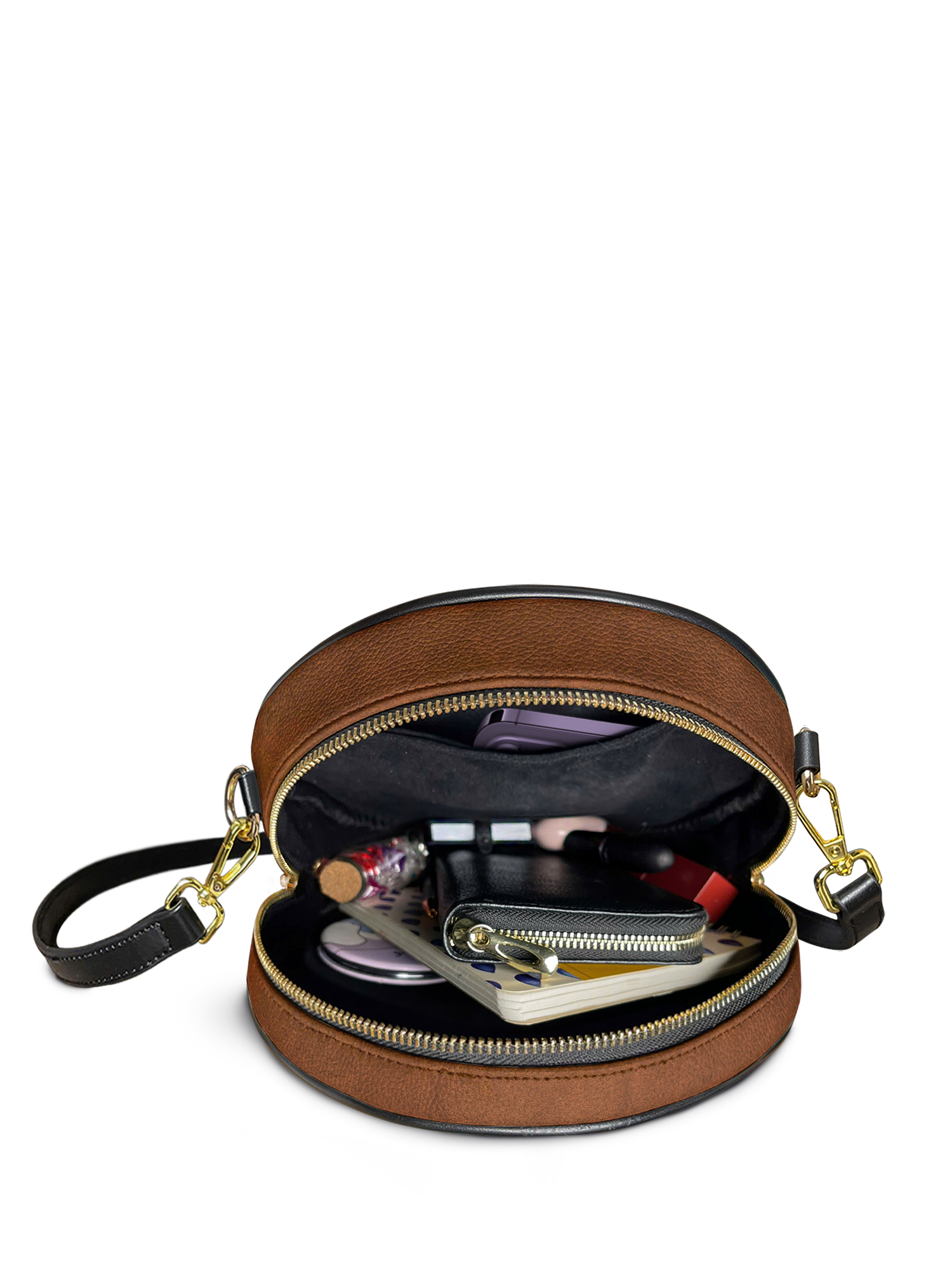 "Serene" - Psalm 46:10 Circle Crossbody Bag