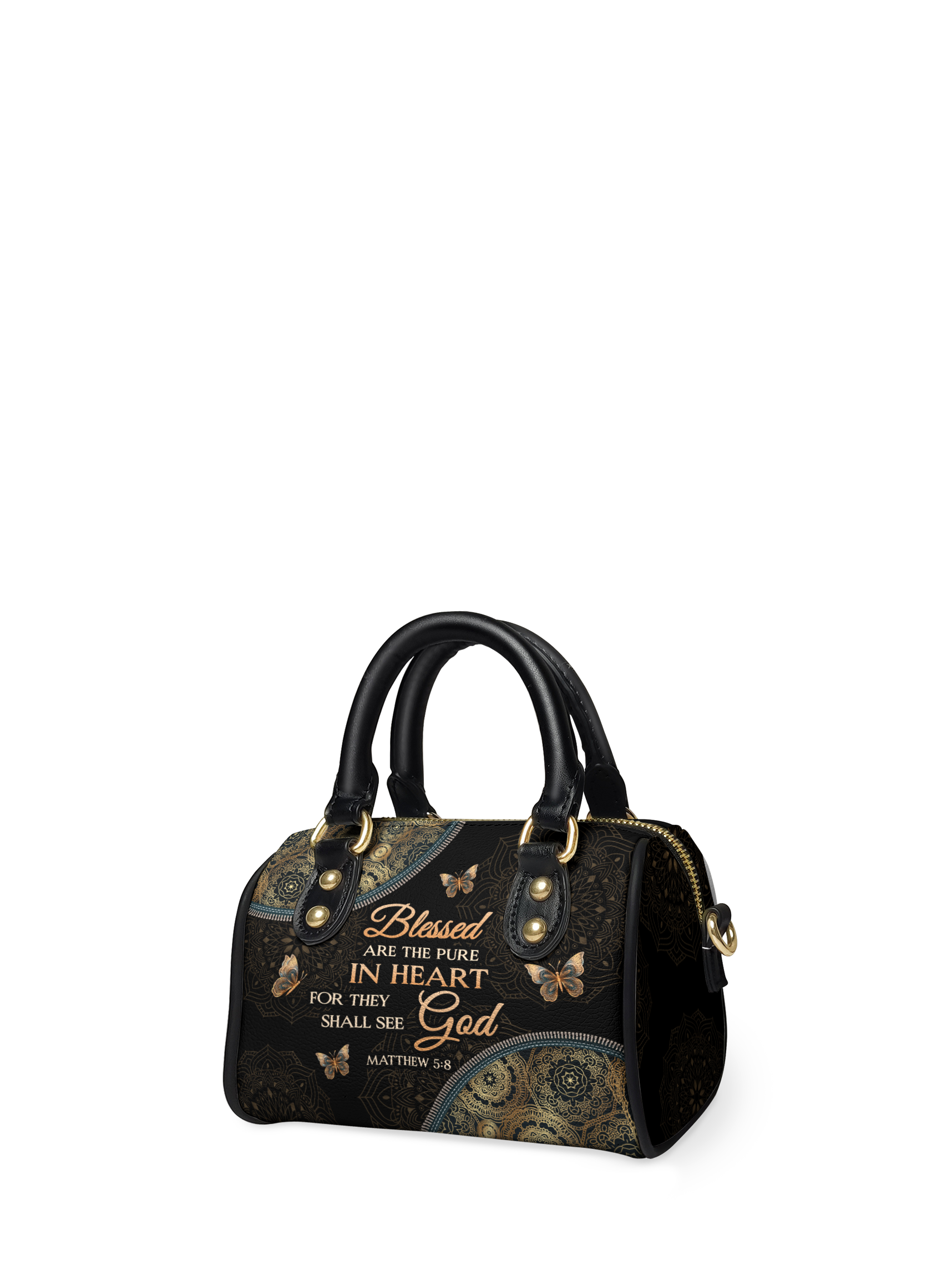 "Pure" - Matthew 5:8 Mini Satchel