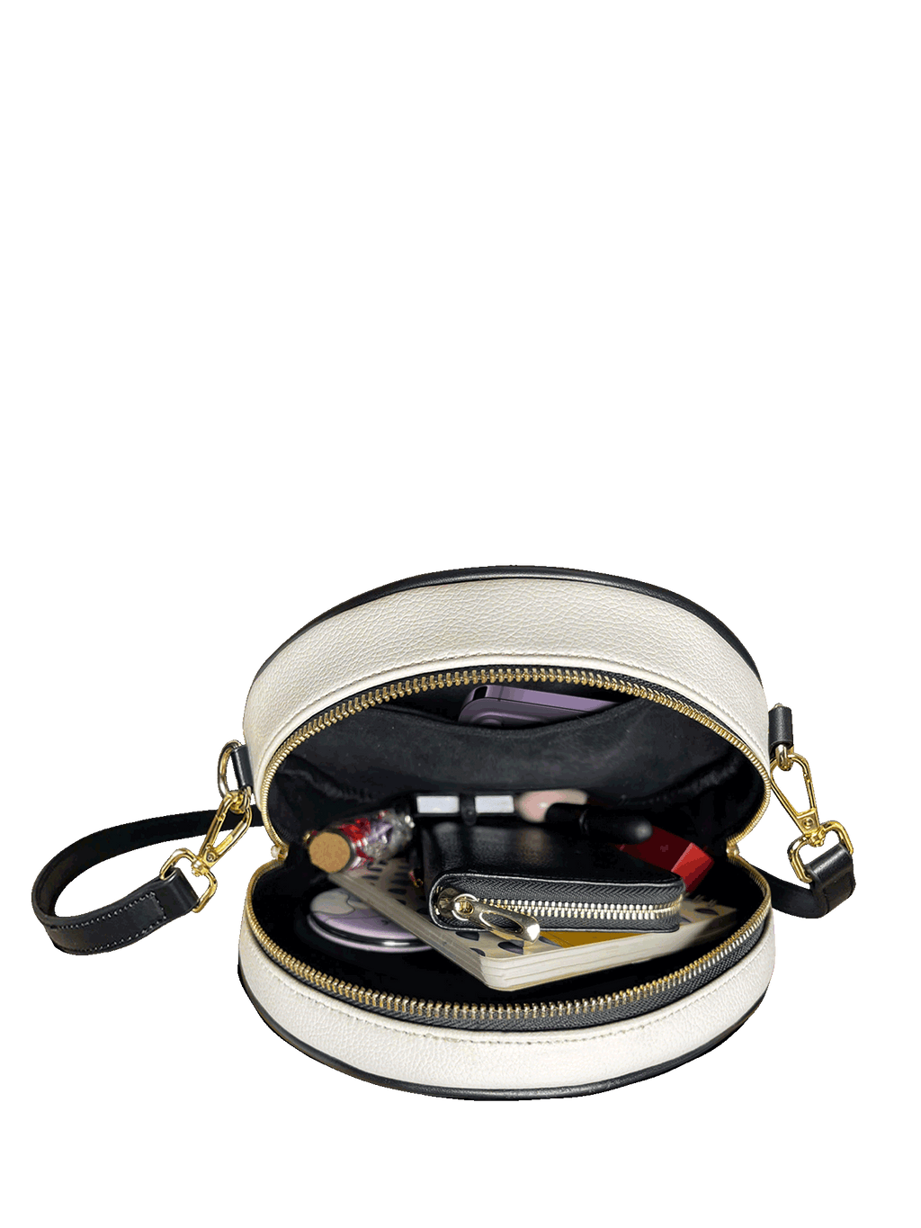 "Poise" - 2 Timothy 1:7 Circle Crossbody Bag