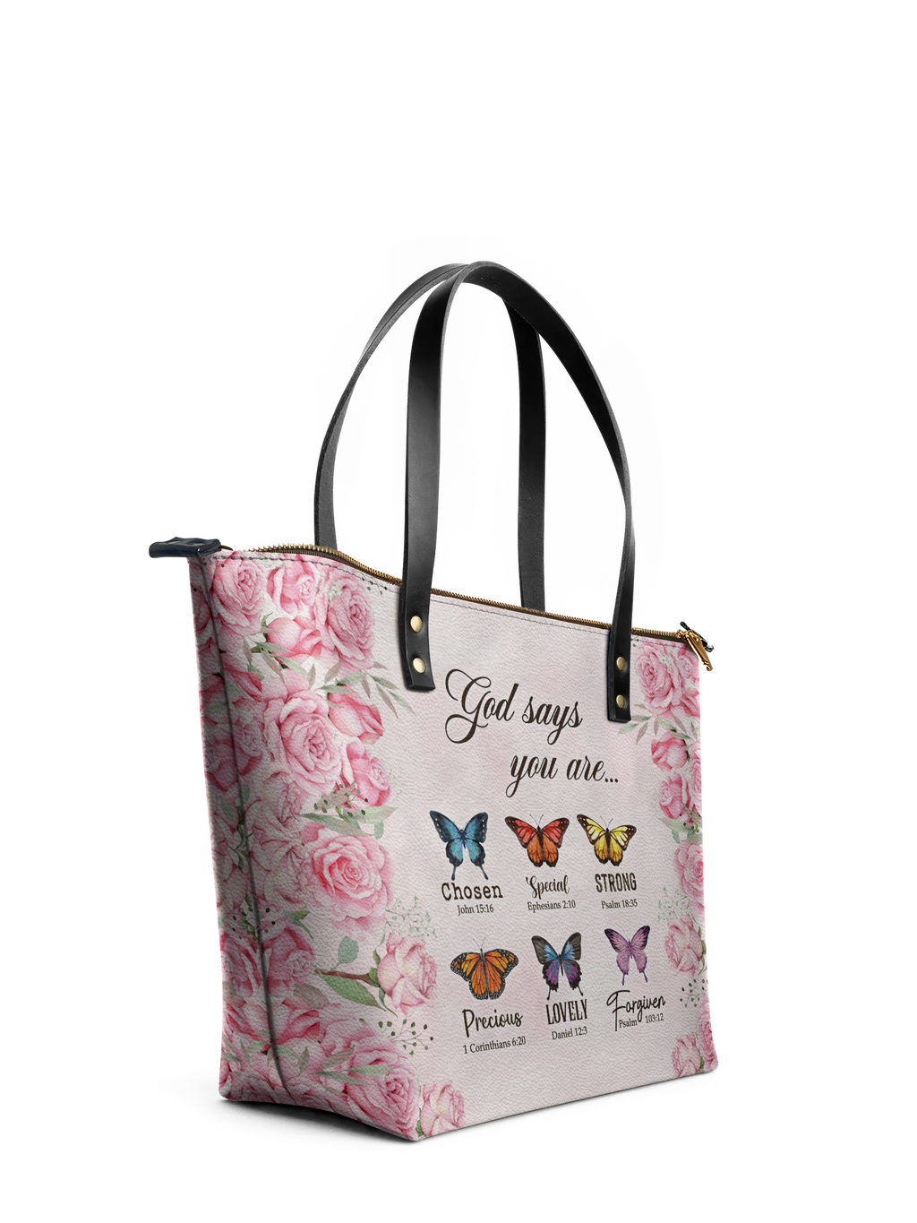 "Flutter" Leather Tote Bag