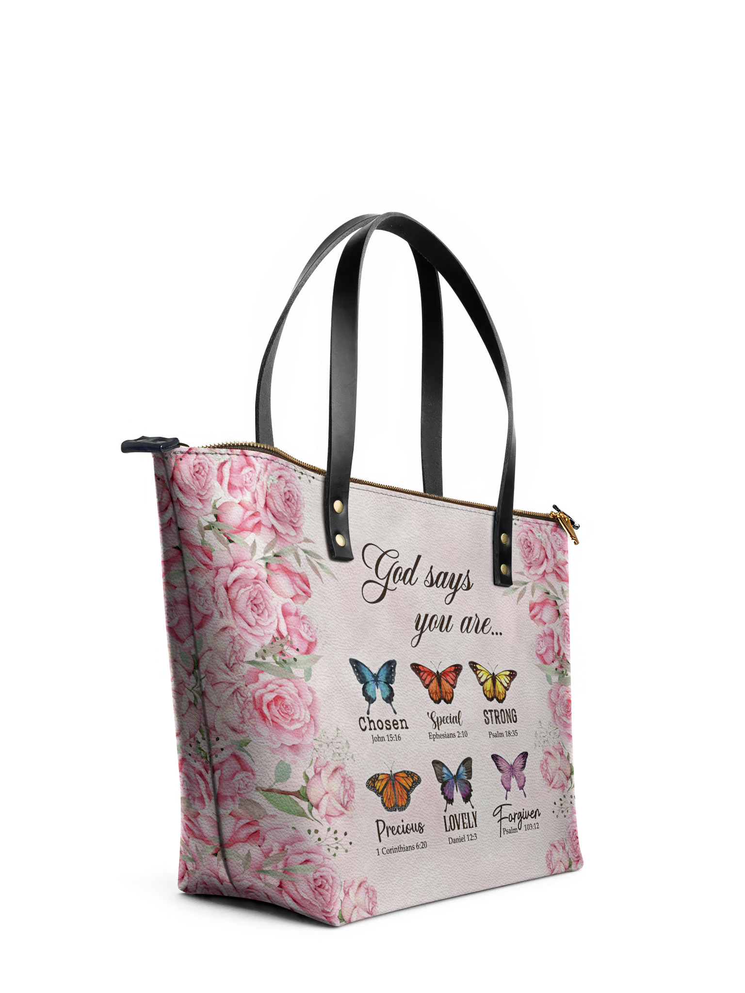 "Flutter" Leather Tote Bag