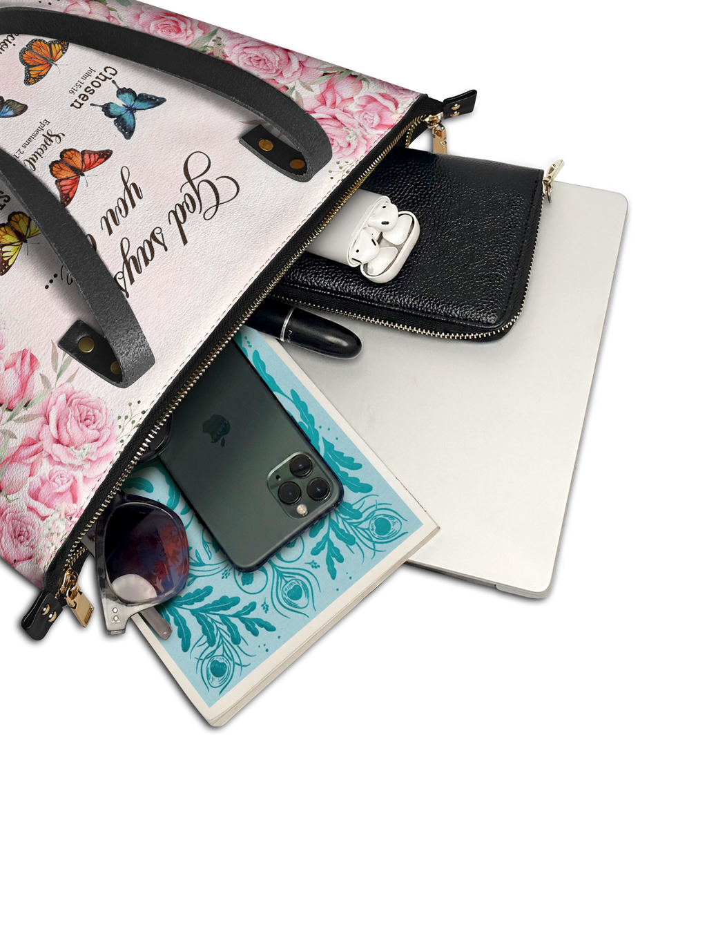 "Flutter" Leather Tote Bag