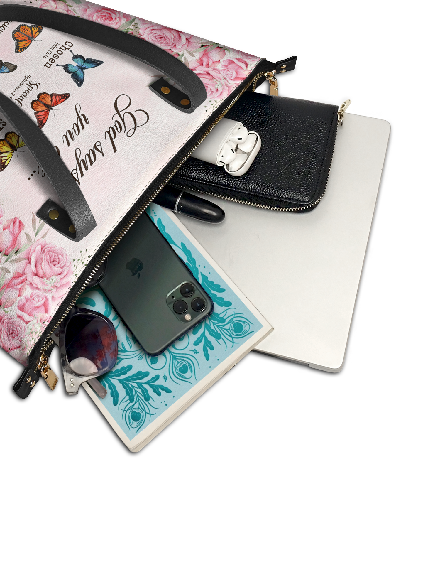 "Flutter" Leather Tote Bag