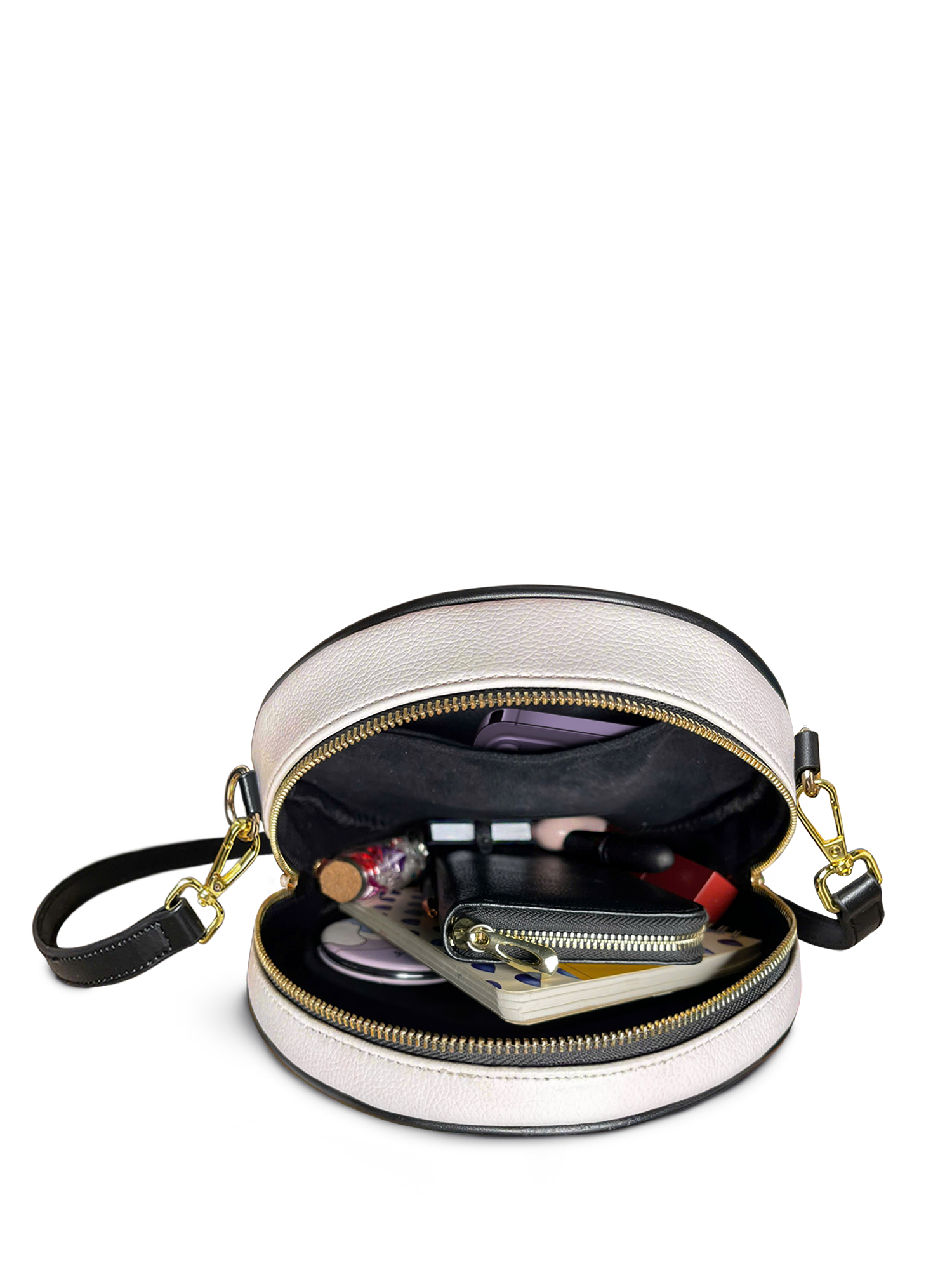 "Flutter" Circle Crossbody Bag