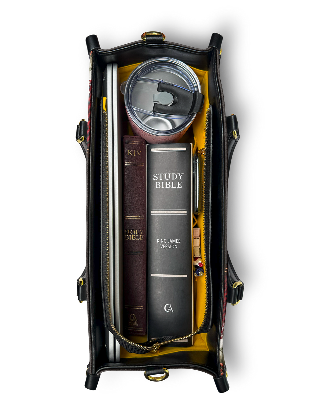 "Pray" Leather Handbag