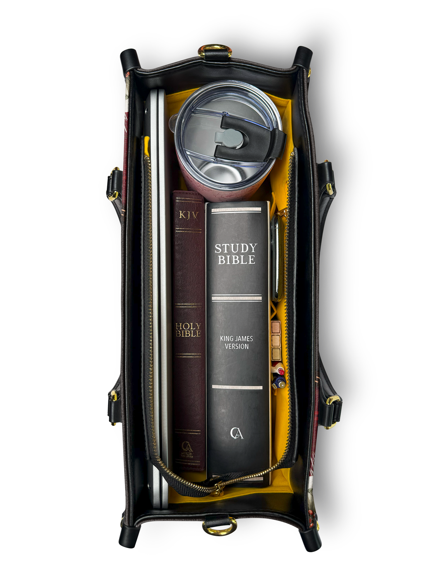 "Pray" Leather Handbag