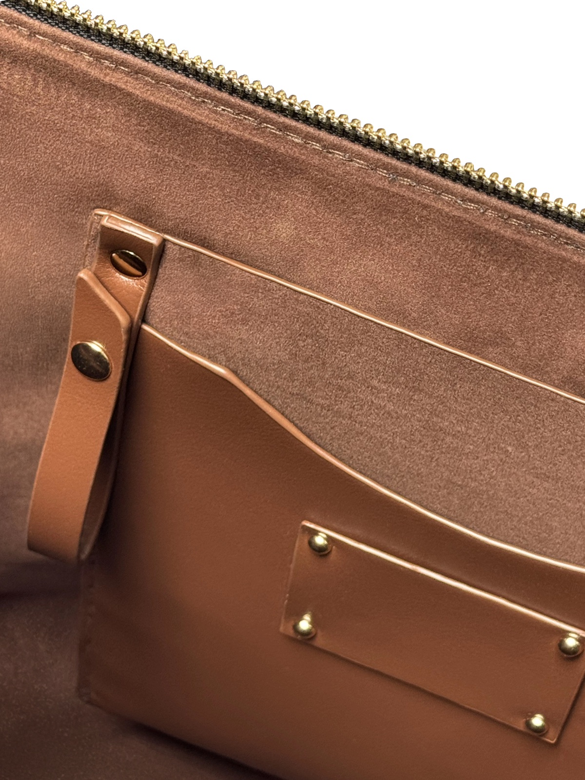 "Anchor" - Romans 8:31 Leather Tote Bag