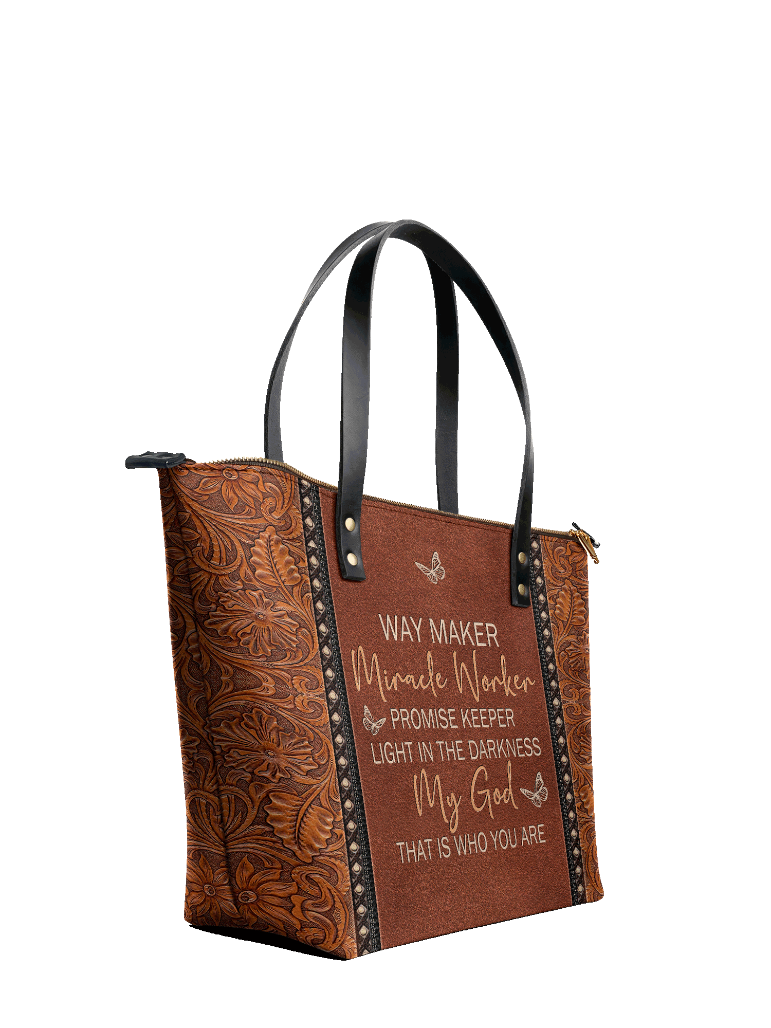 "Waymaker" Leather Tote Bag