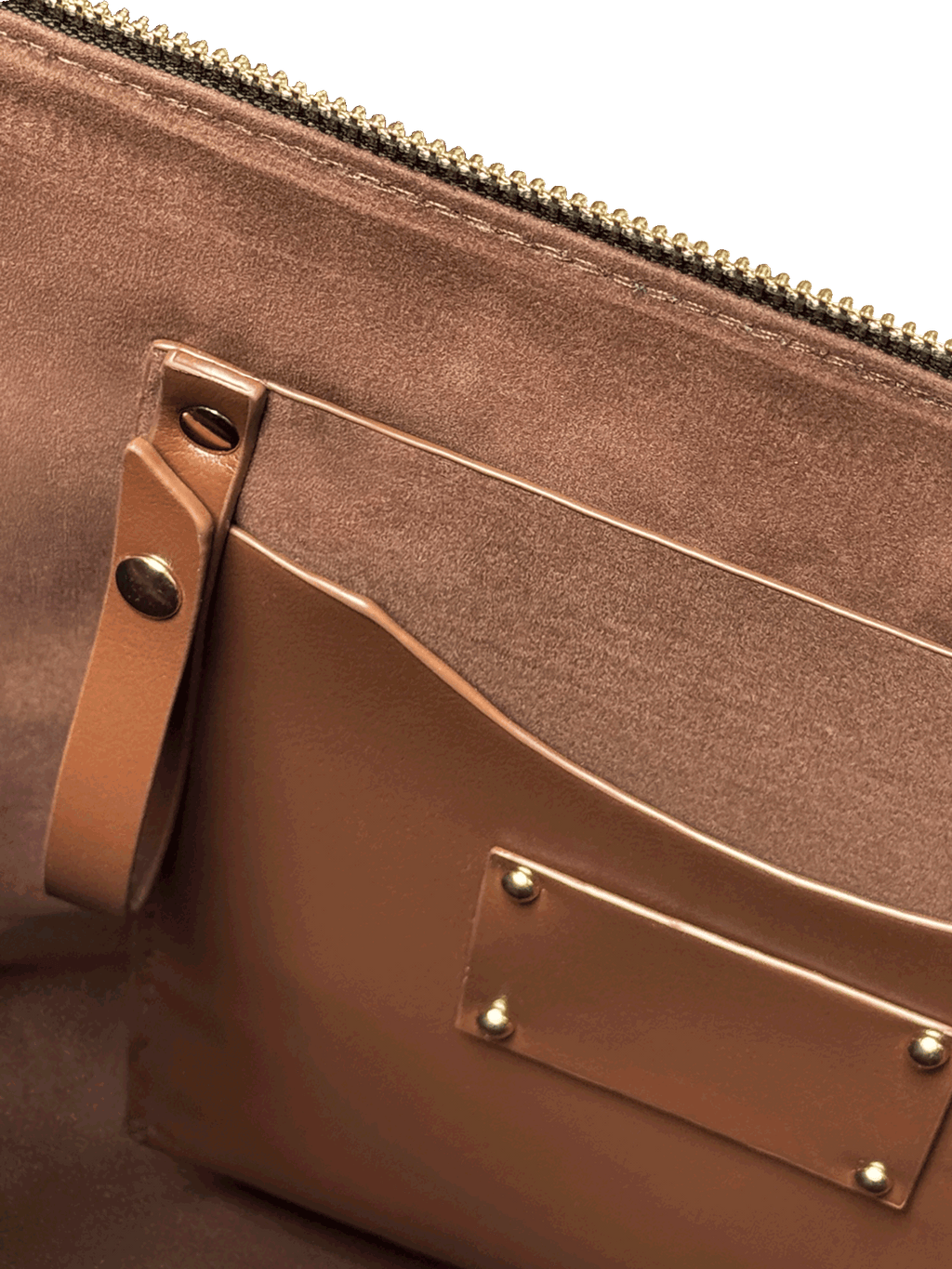 "Pure" - Matthew 5:8 Leather Tote Bag