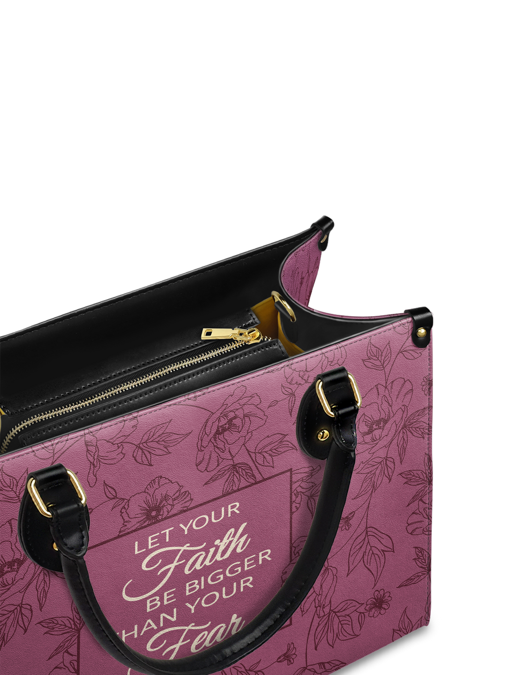 "Flourish" Leather Handbag