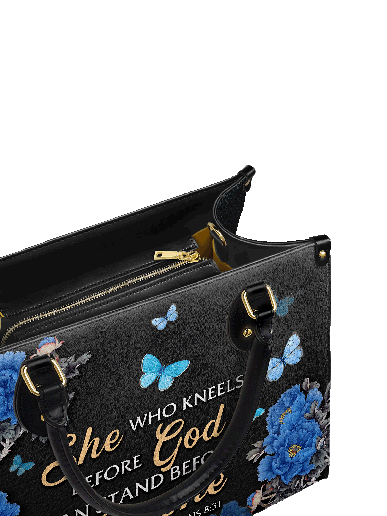 "Anchor" - Romans 8:31 Leather Handbag