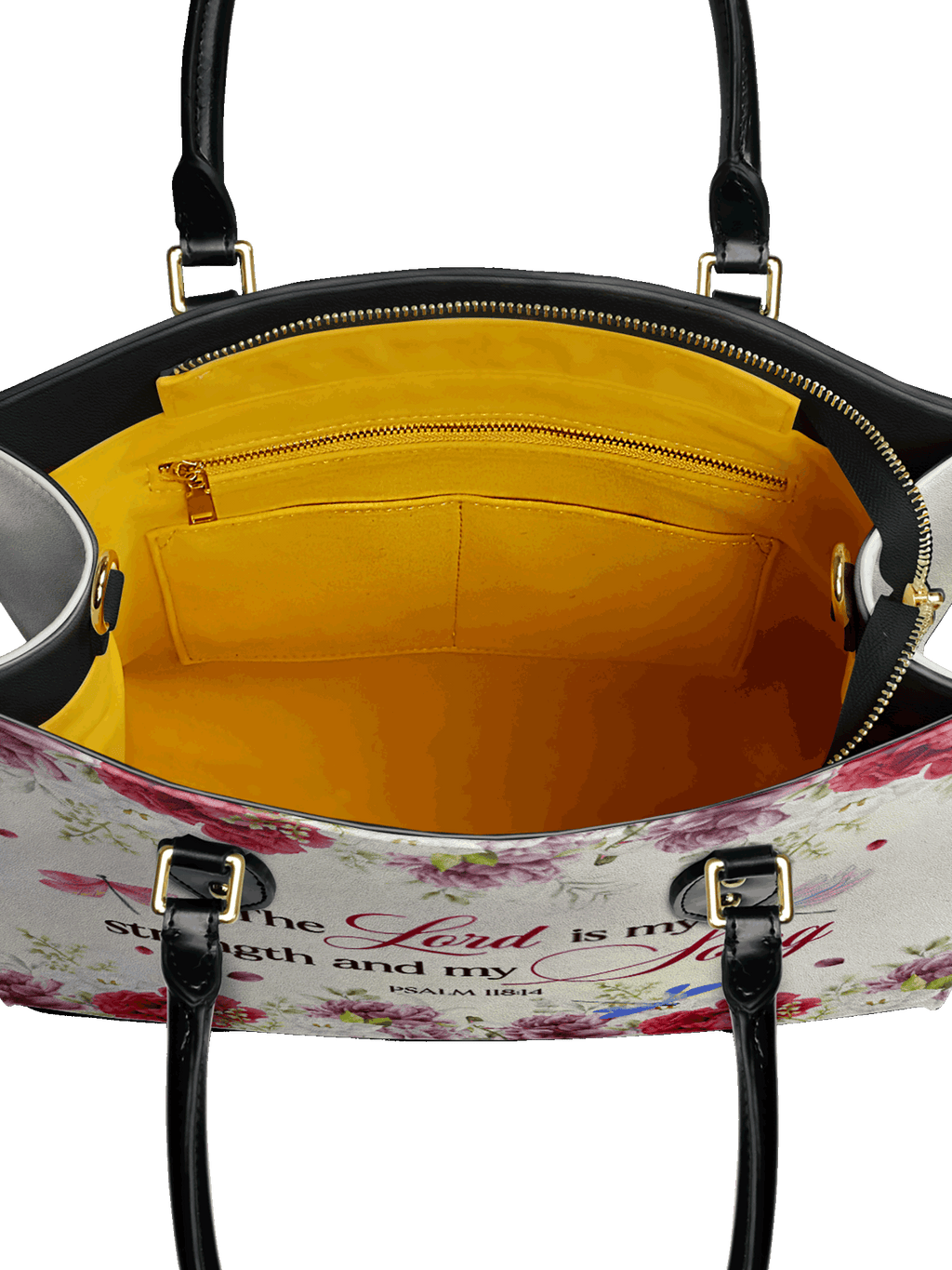 "Melody" - Psalm 118:14 Leather Handbag