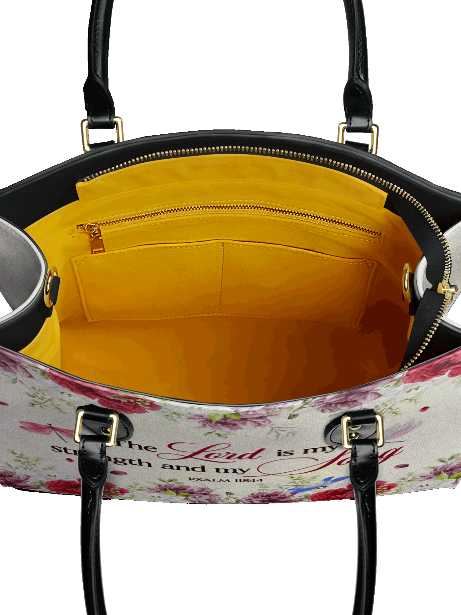 "Melody" - Psalm 118:14 Leather Handbag