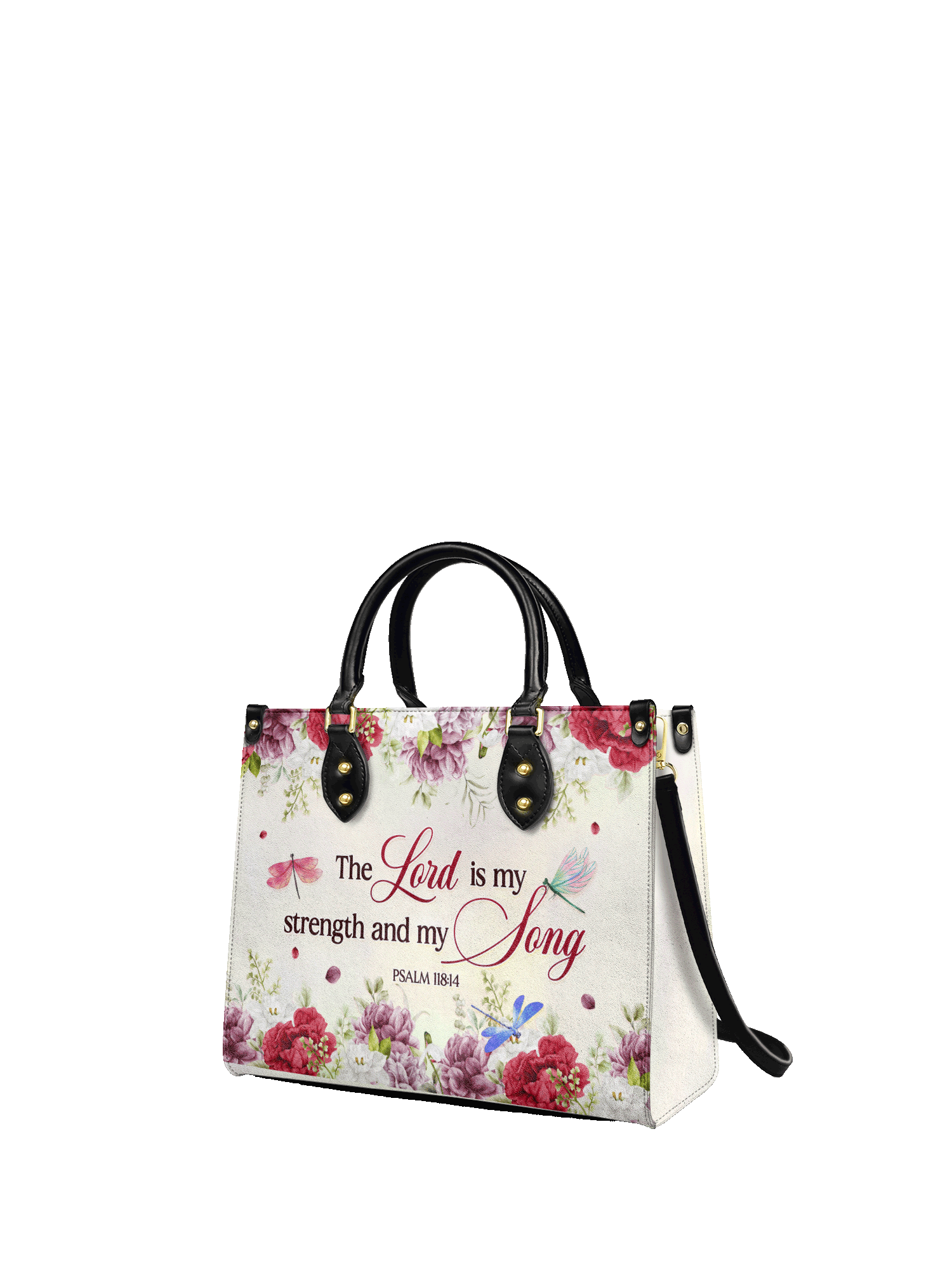 "Melody" - Psalm 118:14 Leather Handbag
