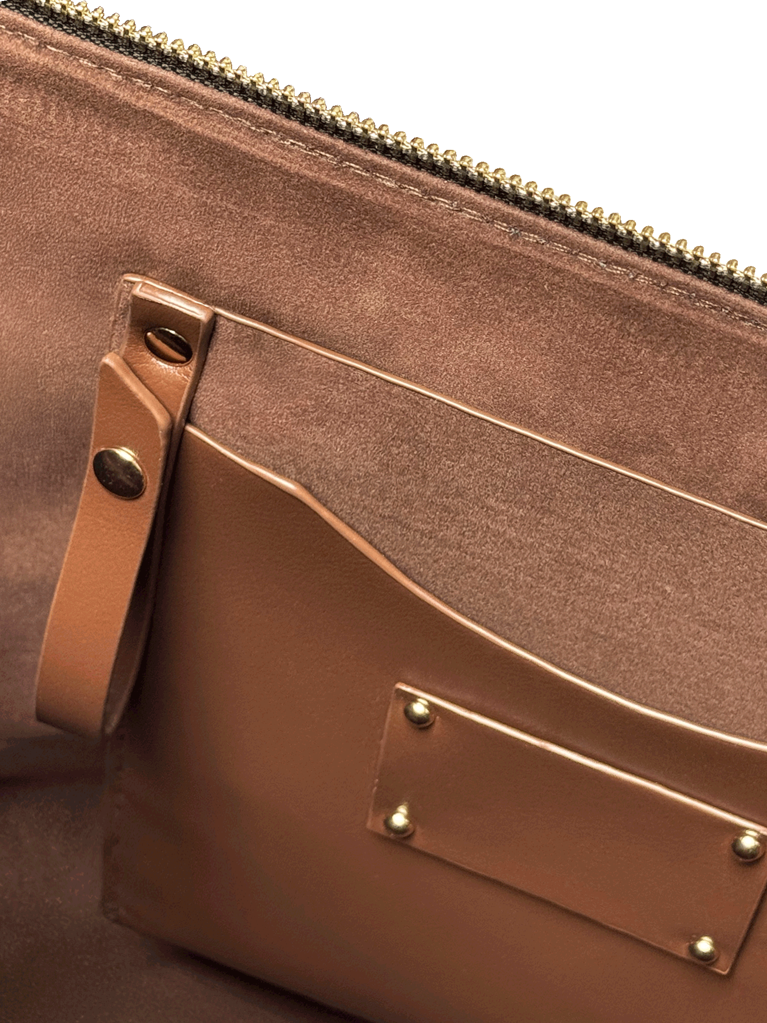 "Complete" - Isaiah 53:5 Leather Tote Bag