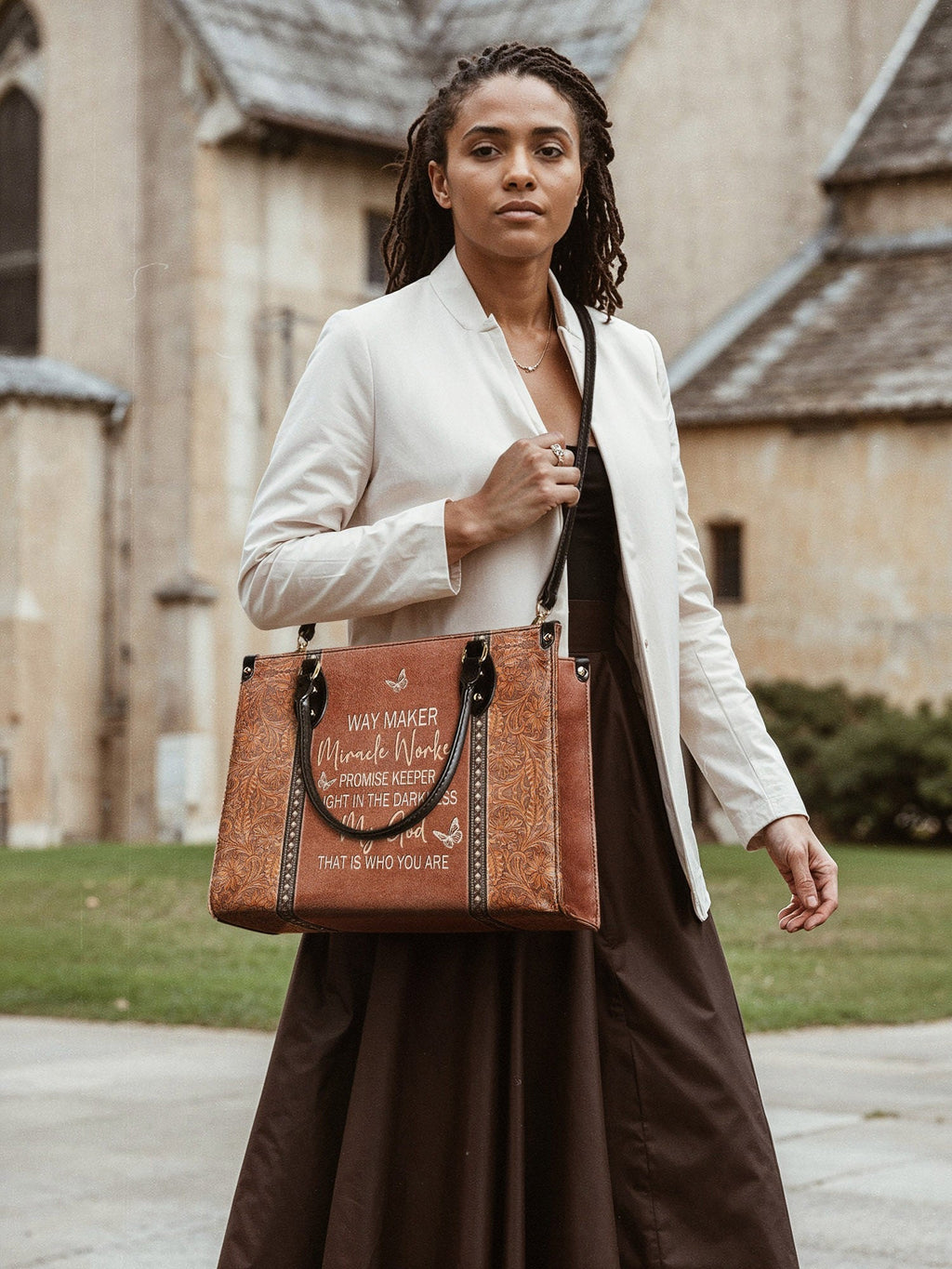 "Waymaker" Leather Handbag