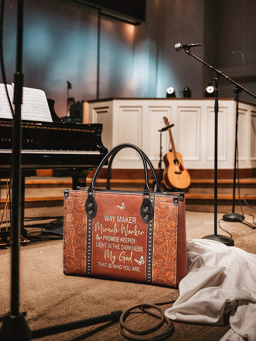 "Waymaker" Leather Handbag