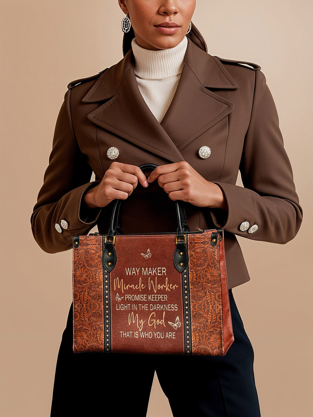 "Waymaker" Leather Handbag