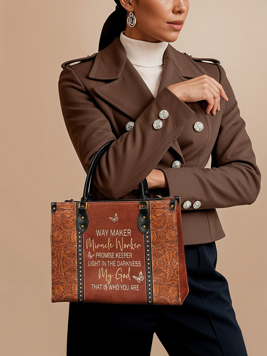 "Waymaker" Leather Handbag