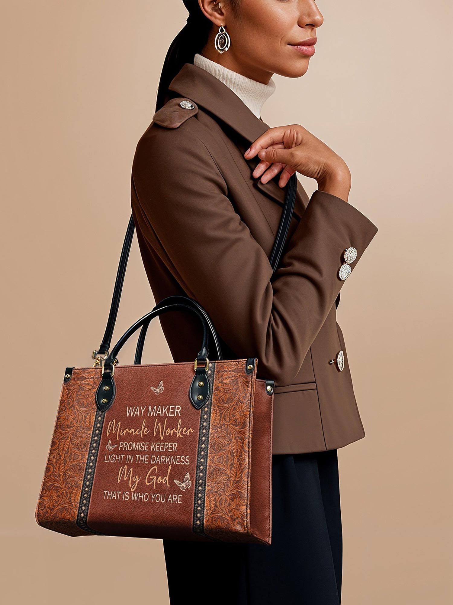 "Waymaker" Leather Handbag